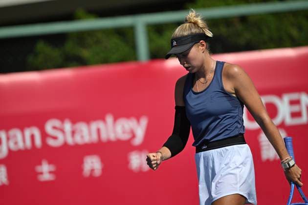 Emily Appleton In WTA250 Emily Appleton, British woman s tennis player during the WTA250 qualifying on October 25, 2025 In Hong Kong. (Photo by Kobe Li Nexpher Images) Hong Kong