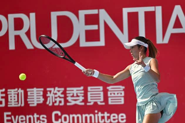 Haruka Kaji In WTA250 Haruka Kaji, Japan woman s tennis player during the WTA250 qualifying on October 25, 2025 In Hong Kong. (Photo by Kobe Li Nexpher Images) Hong Kong
