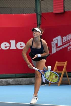 Kristiana Sidorova In WTA250 Kristiana Sidorova, Russia woman s tennis player during the WTA250 qualifying on October 25, 2025 in Hong Kong. (Photo by Kobe Li Nexpher Images) Hong Kong