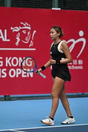 Zarina Diyas In WTA250 Zarina Diyas, The Republic of Kazakhstan woman s tennis player during the WTA250 qualifying on October 25, 2025 In Hong Kong. (Photo by Kobe Li Nexpher Images) Hong Kong
