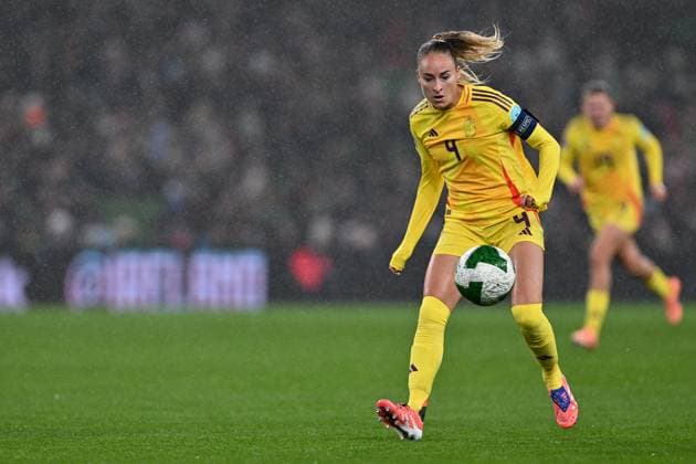 IRELAND VS BELGIUM Tessa Wullaert (9) of Belgium pictured during a women football game between the national teams of the republic of Ireland and Belgium, called the Red Flames for the first leg of the Promotion relegation play-off in the Uefa Womens Nations League 2025, on Friday 24 October 2025 in Dublin , IRELAND . Photo Sportpix David Catry Dublin Aviva Stadium IRELAND  Copyright: xSportpix.bex xDavidxCatryxDavidxCatryx