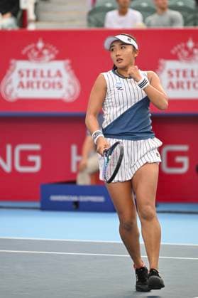 Kyoka Okamura In WTA250 Hong Kong