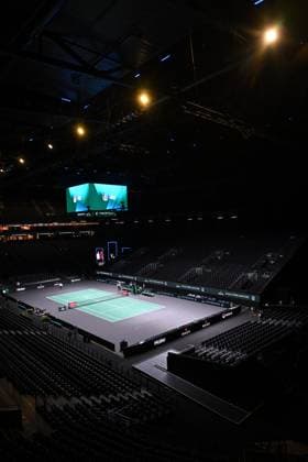 Practice Day At 2025 Rolex Paris Masters - France Ambiance at the 2025 Rolex Paris Masters at the U Arena in Paris, FRANCE, on October 24, 2025. Photo by Corinne Dubreuil ABACAPRESS.COM Paris France  Copyright: xDubreuilxCorinne ABACAx