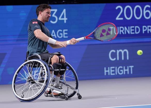TENNIS - ATP, Tennis Herren Erste Bank Open VIENNA,AUSTRIA,25.OCT.25 - TENNIS - ATP World Tour, Erste Bank Open, wheelchair tennis. Image shows Gordon Reid (GBR).  GEPAxpictures xWalterxLuger