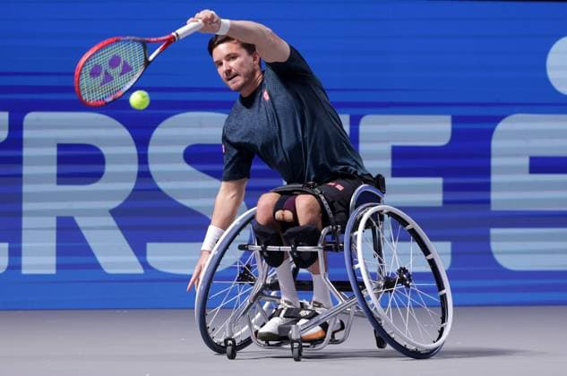 Tennis, ATP tournament in Vienna, wheelchair tennis