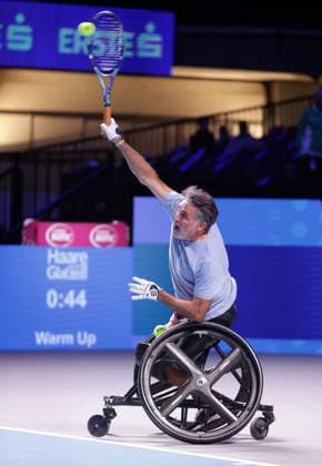 TENNIS - ATP, Tennis Herren Erste Bank Open VIENNA,AUSTRIA,25.OCT.25 - TENNIS - ATP World Tour, Erste Bank Open, wheelchair tennis. Image shows Stephane Houdet (FRA).  GEPAxpictures xWalterxLuger