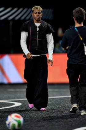 Lamine Yamal during Kings League at Cupra Arena on February 24, October 2025 Barcelona, Spain.  FerranxClotet QualityxSportxImag