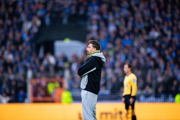 25 10 2025 Soccer, 2025 2026, 2 Bundesliga, 10 Matchday, DSC Arminia Bielefeld SV Elversberg Vincent Wagner Coach Elversberg DFL REGULATIONS PROHIBIT ANY USE OF PHOTOGRAPHS AS IMAGE SEQUENCES AND OR QUASI VIDEO