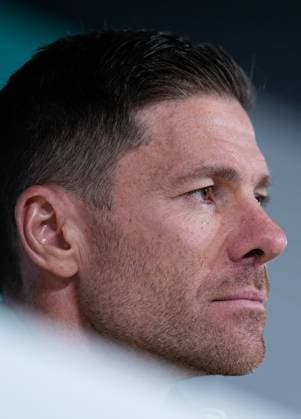 October 25, 2025, Valdebebas, Madrid, Spain: Xabi Alonso, head coach of Real Madrid, attends his press conference, PK, Pressekonferenz during the training day of Real Madrid ahead the Spanish League, LaLiga EA Sports, football match against FC Barcelona, Barca at Ciudad Deportiva Real Madrid on October 25, 2025, in Valdebebas, Madrid, Spain. Valdebebas Spain - ZUMAa181 20251025_zaa_a181_096 Copyright: xDennisxAgyemanx