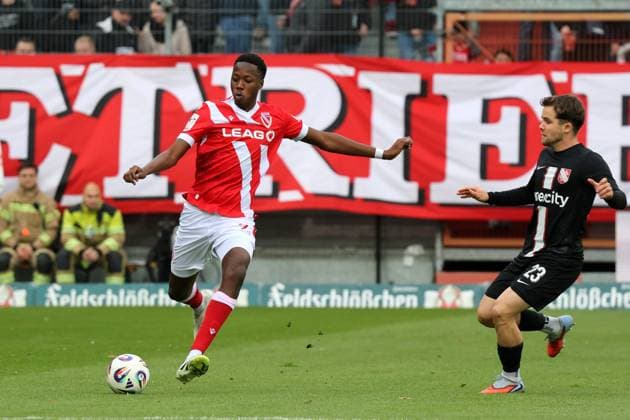 2 King Manu Energie Cottbus, l , 23 Robin Müller Havelse Football 3 Liga 2025 2026 FC Energie Cottbus TSV Havelse