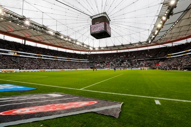 Deutsche Bank Park Stadium before kick-off , Germany, Football, 1 Bundesliga, Matchday 8, 2025 2026, Eintracht Frankfurt vs FC St Pauli, 25 10 2025, Deutsche Bank Park, Frankfurt am Main, Germany Frankfurt am Main Deutsche Bank Park Hessen Germany Copyright: xGrantxHubbsx