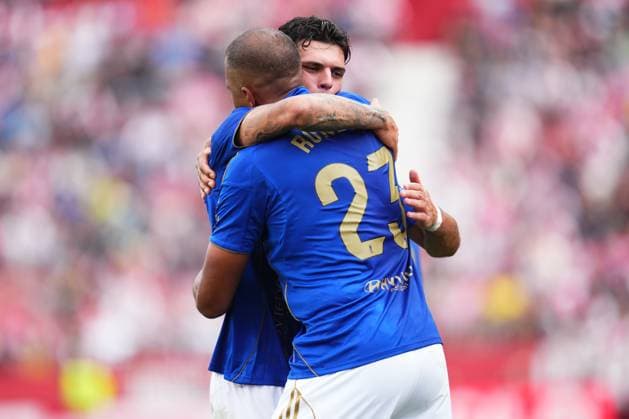 ESP: Girona FC v Real Oviedo. Liga match 2025-2026, Date 10 Salomon Rondon of Real Oviedo celebrates after scoring the 0-2 during the La Liga match 2025-2026, date 10 between Girona FC and Real Oviedo played at Montilivi Stadium on October 25, 2025 in Girona, Spain. kpng Copyright: xBaguxBlancox xPRESSINx PS_251025_GIR_OVI_2425_244