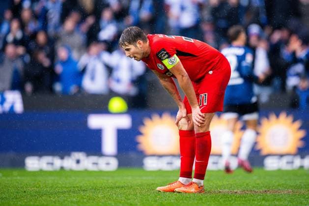 25 10 2025 Soccer, 2025 2026, 2 Bundesliga, 10 Matchday, DSC Arminia Bielefeld SV Elversberg Maximilian Rohr Elversberg DFL REGULATIONS PROHIBIT ANY USE OF PHOTOGRAPHS AS IMAGE SEQUENCES AND OR QUASI VIDEO