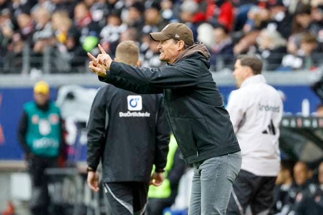 Alexander Blessin FC St Pauli, Coach , Germany, Football, 1 Bundesliga, Matchday 8, 2025 2026, Eintracht Frankfurt vs FC St Pauli, 25 10 2025, Deutsche Bank Park, Frankfurt am Main, Germany Frankfurt am Main Deutsche Bank Park Hessen Germany Copyright: xGrantxHubbsx
