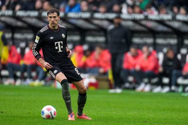 2025-10-25 Borussia Monchengladbach v FC Bayern Munchen - Bundesliga MOENCHENGLADBACH, GERMANY - OCTOBER 25: Leon Goretzka of FC Bayern Munchen looks on during the Bundesliga match between Borussia Monchengladbach and FC Bayern Munchen at Borussia-Park on October 25, 2025 in Moenchengladbach, Germany. Moenchengladbach Borussia-Park Germany Content not available for redistribution in The Netherlands directly or indirectly through any third parties. Copyright: xJorisxVerwijstx