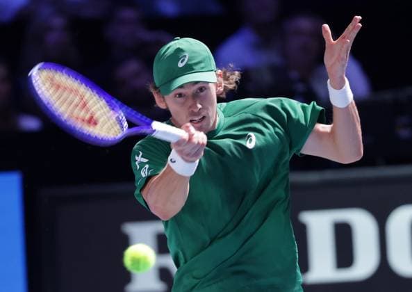 TENNIS - ATP, Tennis Herren Erste Bank Open VIENNA,AUSTRIA,25.OCT.25 - TENNIS - ATP World Tour, Erste Bank Open. Image shows Alex de Minaur (AUS).  GEPAxpictures xWalterxLuger