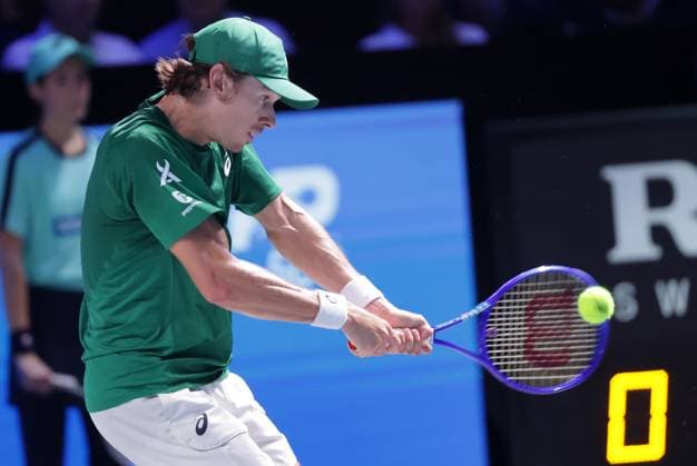 TENNIS - ATP, Tennis Herren Erste Bank Open VIENNA,AUSTRIA,25.OCT.25 - TENNIS - ATP World Tour, Erste Bank Open. Image shows Alex de Minaur (AUS).  GEPAxpictures xWalterxLuger