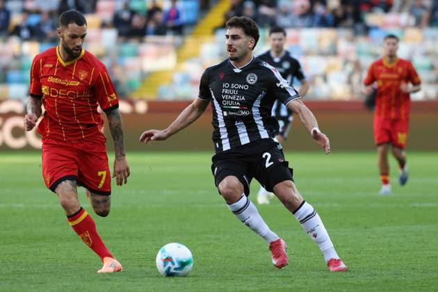 Udinese™s Saba Goglichidze during the Serie A soccer match between Udinese and Lecce at the Bluenergy Stadium in Udine, north east Italy - Saturday, October 25,2026 - soccer  Copyright: xAndreaxBressanutti LaPressex