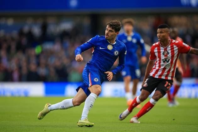 Chelsea v Sunderland Premier League 25 10 2025. Chelsea Forward Pedro Neto (7) runs at Sunderland during the Premier League match between Chelsea and Sunderland at Stamford Bridge, London, England on 25 October 2025. London Stamford Bridge Greater London England Editorial use only DataCo restrictions apply See www.football-dataco.com , Copyright: xChrisxFoxwellx PSI-23106-0023