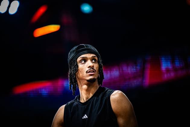 1 Basketball Bundesliga, easyCredit BBL, Season 2025 2026, Men, Main Round, Matchday 5, 25 10 2025, RASTA Vechta Telekom Baskets Bonn Alonzo Verge 11 RASTA Vechta before the match Vechta RASTA Dome Lower Saxony Germany