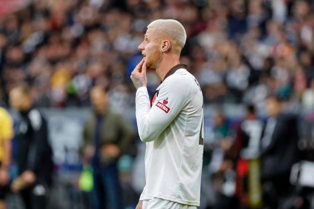 Louis Oppie FC St Pauli, 23 , Germany, Football, 1 Bundesliga, Matchday 8, 2025 2026, Eintracht Frankfurt vs FC St Pauli, 25 10 2025, Deutsche Bank Park, Frankfurt am Main, Germany Frankfurt am Main Deutsche Bank Park Hessen Germany Copyright: xGrantxHubbsx