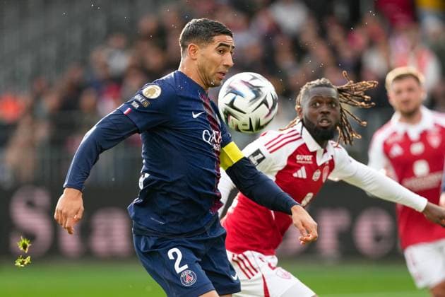 Stade Brestois 29 v Paris Saint-Germain FC - Ligue 1 McDonald s 2025 2026 02 Achraf HAKIMI (psg) during the Ligue 1 McDonald s match between Brest and Paris at Stade Francis Le Ble on October 25, 2025 in Brest, France. Brest France  Copyright: xFEPx 776348173