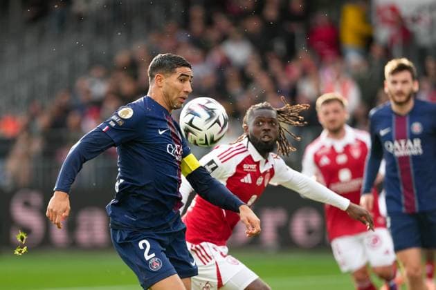 Stade Brestois 29 v Paris Saint-Germain FC - Ligue 1 McDonald s 2025 2026 02 Achraf HAKIMI (psg) during the Ligue 1 McDonald s match between Brest and Paris at Stade Francis Le Ble on October 25, 2025 in Brest, France. Brest France  Copyright: xFEPx 776348173