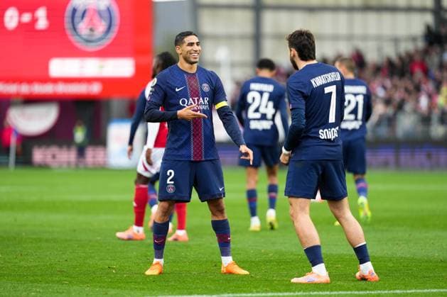 Stade Brestois 29 v Paris Saint-Germain FC - Ligue 1 McDonald s 2025 2026 02 Achraf HAKIMI (psg) during the Ligue 1 McDonald s match between Brest and Paris at Stade Francis Le Ble on October 25, 2025 in Brest, France. Brest France  Copyright: xFEPx 776348173