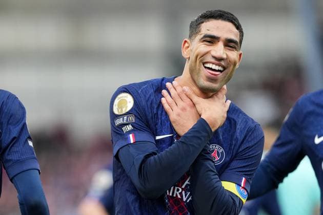 Stade Brestois 29 v Paris Saint-Germain FC - Ligue 1 McDonald s 2025 2026 02 Achraf HAKIMI (psg) during the Ligue 1 McDonald s match between Brest and Paris at Stade Francis Le Ble on October 25, 2025 in Brest, France. Brest France  Copyright: xFEPx 776348173