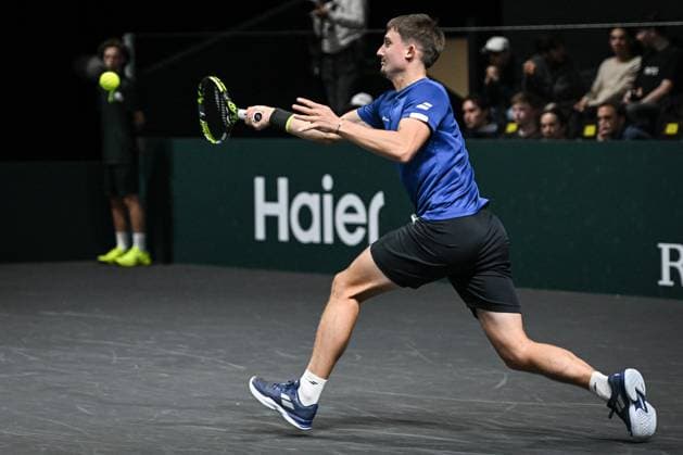 Rolex Paris Masters 2025 qualifications in Paris FA Ugo Blanchet competes during the Rolex Paris Masters 2025 qualifications at the Paris La Defense Arena in Paris, on October 25, 2025. Photo by Firas Abdullah ABACAPRESS.COM Paris Ile-de-France France  Copyright: xAbdullahxFiras ABACAx