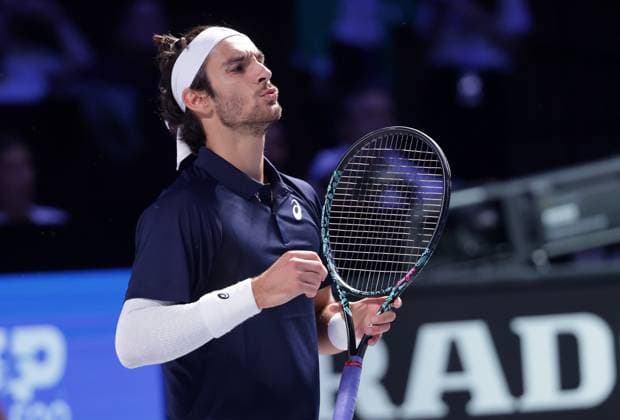 TENNIS - ATP, Tennis Herren Erste Bank Open VIENNA,AUSTRIA,25.OCT.25 - TENNIS - ATP World Tour, Erste Bank Open. Image shows Lorenzo Musetti (ITA).  GEPAxpictures xWalterxLuger