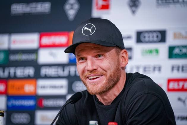 Germany Soccer Bundesliga 2025 26, 8 Matchday Borussia Mönchengladbach vs FC Bayern Munich Borussia Park Mönchengladbach Coach Eugen Polanski Borussia Mönchengladbach Press Conference, Media Mönchengladbach North Rhine-Westphalia Germany Copyright: xJOERANxSTEINSIEKx