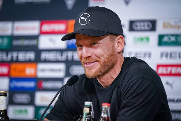 Germany Soccer Bundesliga 2025 26, 8 Matchday Borussia Mönchengladbach vs FC Bayern Munich Borussia Park Mönchengladbach Coach Eugen Polanski Borussia Mönchengladbach Press Conference, Media Mönchengladbach North Rhine-Westphalia Germany Copyright: xJOERANxSTEINSIEKx