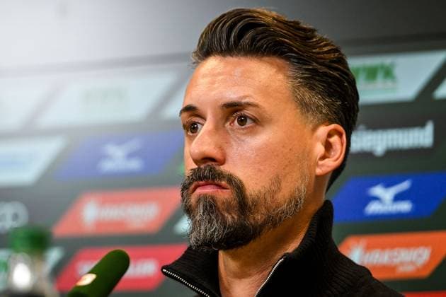 Football, 1. BL, FC Augsburg - RB Leipzig, Press conference of the coaches after the match