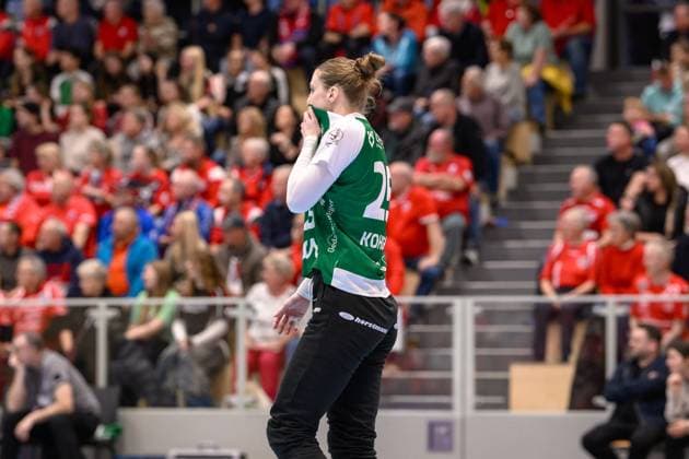 Madita, Kohorst TW, VfL Oldenburg, 25 GER, Thuringia, Thueringer HC v VfL Oldenburg, Alsco Handball Bundesliga Frauen, 1 Handballbundesliga Frauen, Handball, Matchday 6, Season 2025 2026, 18 00 hrs, 25 10 2025 GER, Thuringia, Thueringer HC v VfL Oldenburg, Alsco Handball Bundesliga Frauen, 1 Handballbundesliga Frauen, Handball, Matchday 6, Season 2025 2026, 18 00 hrs, 25 10 2025 Bad Langensalza Copyright: xEibner-Pressefoto MartinxHerbstx EP_MHT