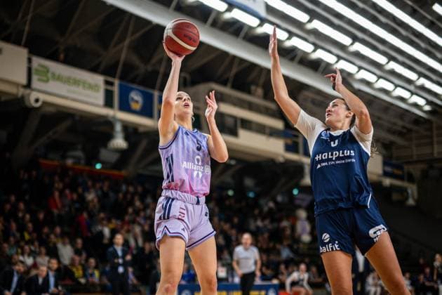 Basketball Berlin 25 10 2025 Season 2025 2026 Toyota DBBL 1 Bundesliga Women, Women Alba Berlin SYNTAINICS MBC Jo Raflo Alba, No 09