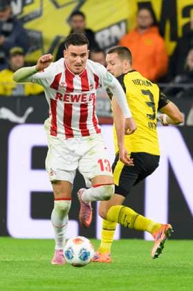 Said El Mala (1.FC Koeln) und Waldemar Anton (Borussia Dortmund) im Kampf um den Ball waehrend des spiels der Bundesliga zwischen Borussia Dortmund und 1. FC Köln, Signal Iduna Park am 25. October 2025 in Dortmund, Deutschland. (Foto von Max Maiwald DeFodi Images) +++ Said El Mala (1.FC Koeln) und Waldemar Anton (Borussia Dortmund) battle for the ball during the Bundesliga match between Borussia Dortmund and 1. FC Köln at Signal Iduna Park on October 25, 2025 in Dortmund, Germany. (Photo by Max Maiwald DeFodi Images) DFL regulations prohibit any use of photographs as image sequences and or quasi-video. (Photo by Max Maiwald DeFodi Images) Said El Mala 1 FC Koeln and Waldemar Anton Borussia Dortmund battle for the ball during the Bundesliga match between Borussia Dortmund and 1 FC Köln, Signal Iduna Park on October 25, 2025 in Dortmund, Germany Photo by Max Maiwald DeFodi Images Said El Mala 1 FC Koeln and Waldemar Anton Borussia Dortmund battle for the ball during the Bundesliga match between Borussia Dortmund and 1 FC Köln at Signal Iduna Park on October 25, 2025 in Dortmund, Germany Photo by Max Maiwald DeFodi Images DFL regulations prohibit any use of photographs as image sequences and or quasi video Photo by Max Maiwald DeFodi Images