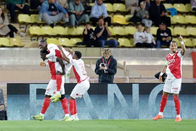 AS Monaco FC v Toulouse FC - Ligue 1 McDonald s 2025 2026 05 Thilo KEHRER (asm) - 09 Folarin BALOGUN (asm) - 22 Mohammed SALISU (asm) during the Ligue 1 McDonald s match between Monaco and Toulouse at Stade Louis II on October 25, 2025 in Monaco, Monaco. Monaco Monaco  Copyright: xFEPx 776348167