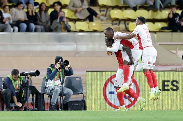 AS Monaco FC v Toulouse FC - Ligue 1 McDonald s 2025 2026 09 Folarin BALOGUN (asm) - 22 Mohammed SALISU (asm) during the Ligue 1 McDonald s match between Monaco and Toulouse at Stade Louis II on October 25, 2025 in Monaco, Monaco. Monaco Monaco  Copyright: xFEPx 776348167
