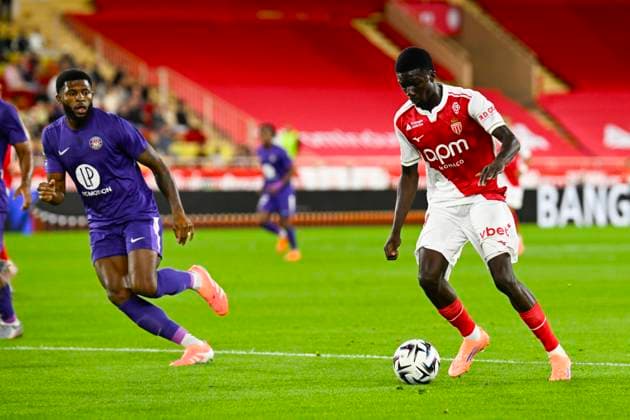 FOOTBALL : AS Monaco VS Toulouse FC - Ligue 1 McDonald s - 25 10 2025 Kassoum Ouattara (ASM) - Ligue 1 McDonald s match between AS Monaco and Toulouse FC on October 25, 2025 at the Louis II Stadium in Monaco. MonacoMonaco  Copyright: xWilliamxCannarellax