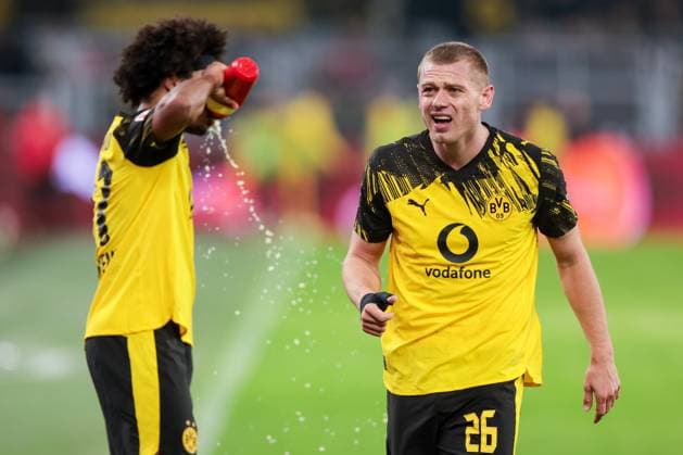 25 10 2025, 1 Bundesliga, Matchday 8, Borussia Dortmund 1 FC Köln, v l Karim Adeyemi Borussia Dortmund , Julian Ryerson Borussia Dortmund , Dortmund Signal Iduna Park NRW Germany xRHR PHOTO DEx Copyright: DennisxEwert RHR-FOTOx RHR-FOTO DE