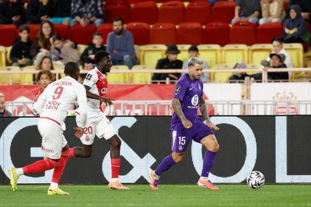 AS Monaco FC v Toulouse FC - Ligue 1 McDonald s 2025 2026 15 Aron Leonard DONNUM (tfc) during the Ligue 1 McDonald s match between Monaco and Toulouse at Stade Louis II on October 25, 2025 in Monaco, Monaco. Monaco Monaco  Copyright: xFEPx 776348167