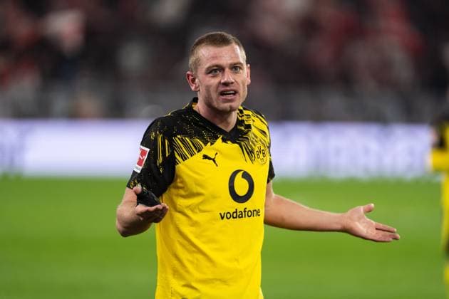 GER, 1 FBL, Borussia Dortmund vs 1 FC Köln 25 10 2025, Signal Iduna Park, Dortmund, GER, 1 FBL, Borussia Dortmund vs 1 FC Köln in the picture Julian Ryerson Borussia Dortmund, 26 nordphotoxGmbHxx xChristianxSchulze nph000300
