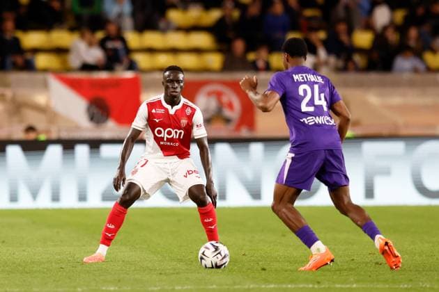 AS Monaco FC v Toulouse FC - Ligue 1 McDonald s 2025 2026 27 Krepin DIATTA (asm) during the Ligue 1 McDonald s match between Monaco and Toulouse at Stade Louis II on October 25, 2025 in Monaco, Monaco. Monaco Monaco  Copyright: xFEPx 776348167