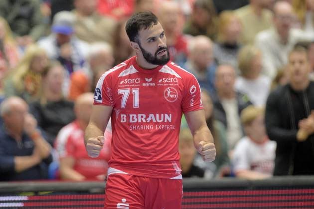 Mohamed Amine Darmoul MT Melsungen 71 , GER, MT Melsungen TBV Lemgo Lippe, Handball, 1 Bundesliga, Matchday 10, Season 2025 2026, 25 10 2025, GER, MT Melsungen TBV Lemgo Lippe, Handball, 1 Bundesliga, Matchday 10, Season 2025 2026, 25 10 2025 Kassel Copyright: xEibner-Pressefotox xRolandxSippelx EP_RSL