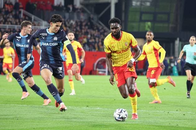 FOOTBALL : RC Lens vs Marseille - Ligue 1 J9 - 25 10 2025 Odsonne EDOUARD (RC Lens) lors du match RC Lens vs Marseille, Ligue 1 J9, stade Bollaert-Delelis, le 25 octobre 2025 - photo Laurent Sanson PsnewZ  Copyright: xLaurentxSANSONx xPsnewZx