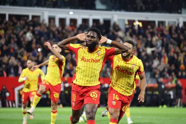 FOOTBALL : RC Lens vs Marseille - Ligue 1 J9 - 25 10 2025 But ety joie de Odsonne EDOUARD (RC Lens) lors du match RC Lens vs Marseille, Ligue 1 J9, stade Bollaert-Delelis, le 25 octobre 2025 - photo Laurent Sanson PsnewZ  Copyright: xLaurentxSANSONx xPsnewZx