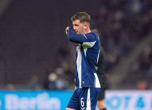 Soccer, Men, Season 2025 2026, 2 Bundesliga 10 Matchday , Hertha BSC Fortuna Düsseldorf, Diego Demme Hertha BSC , 25 10 2025, Copyright: xSebastianxRäppold MatthiasxKochx