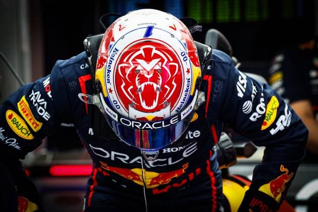 F1 - MEXICO CITY GRAND PRIX 2025 VERSTAPPEN Max (ned), Red Bull Racing RB21, portrait during the 2025 Formula 1 Mexico City Grand Prix, 20th round of the 2025 FIA Formula One World Championship, WM, Weltmeisterschaft from October 24 to 26, 2025 on the Autodromo Hermanos Rodriguez, in Mexico City, Mexico - Mexico CityMexico  Copyright: xFLORENTxGOODENx