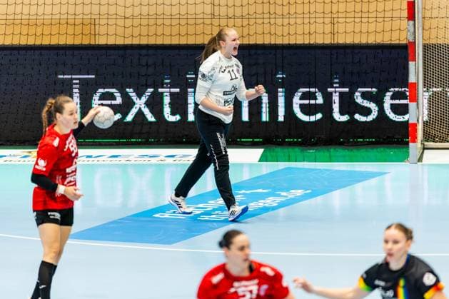 25 10 2025, GER, Handball, Women, Season 2025 2026, Alsco 1 Bl, 6 Matchday, Thueringer HC VfL Oldenburg Laura Kuske Thueringer HC,11 99947 Bad Langensalza Salza Halle Sporthalle Mehrz Thüringen Germany